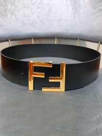 Fendi original calfskin belt 70mm FD0005 black