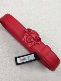 Vercase original calfskin 25mm belt VS0007 red