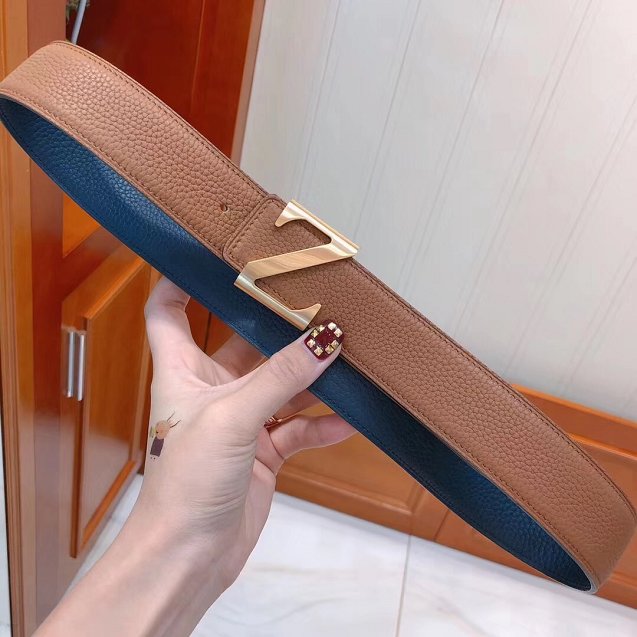 Zegna original calfskin belt 38mm Z0001 brown
