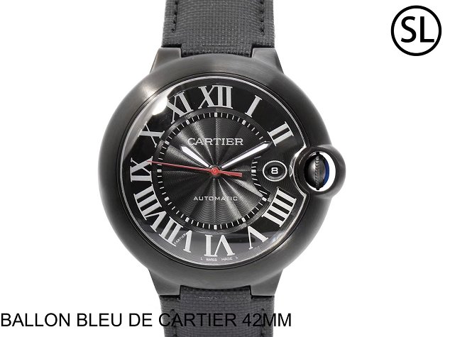 Cartier ballon bleu de large mechanical watch WSBB015 black