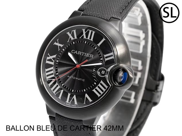 Cartier ballon bleu de large mechanical watch WSBB015 black