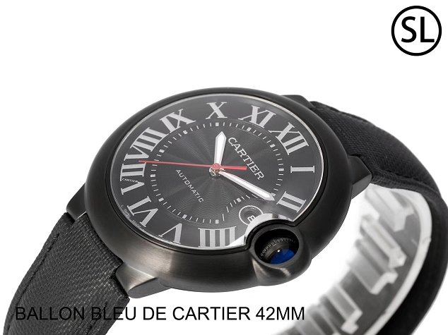 Cartier ballon bleu de large mechanical watch WSBB015 black