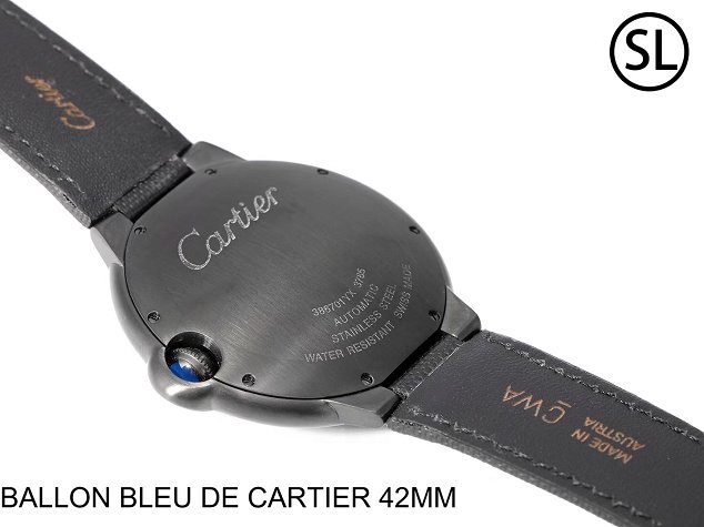 Cartier ballon bleu de large mechanical watch WSBB015 black