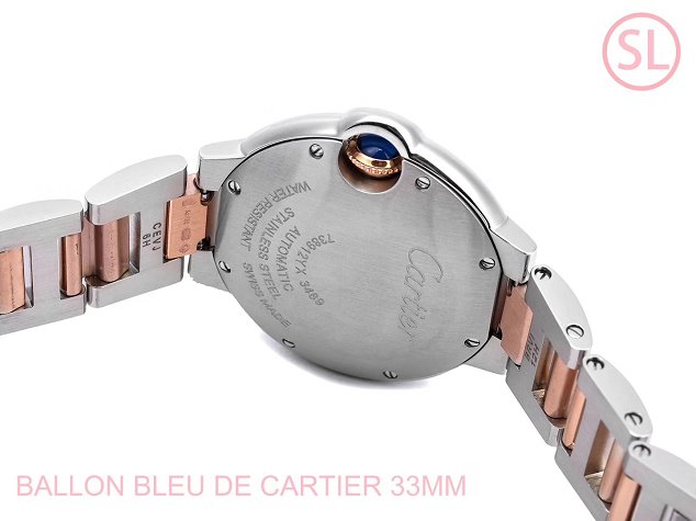 Cartier ballon bleu de mechanical watch steel W6920098 gold 