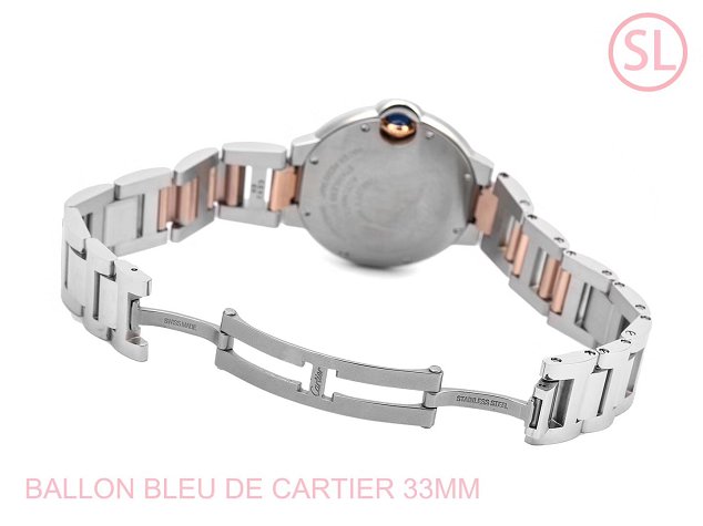 Cartier ballon bleu de mechanical watch steel W6920098 gold 