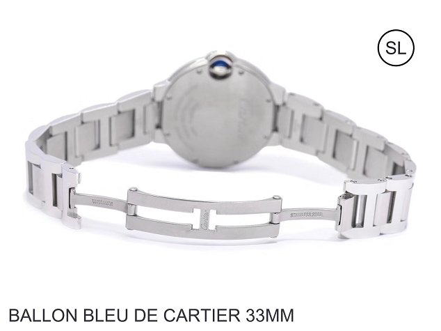 Cartier ballon bleu de quartz watch steel W6920083 silver