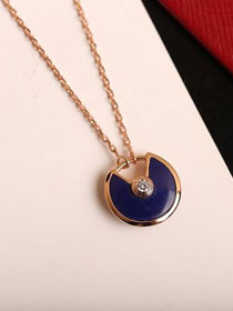 Cartier amulette de necklace B3047100 blue