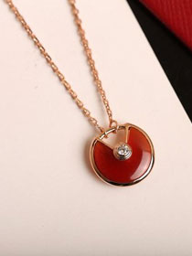 Cartier amulette de necklace B3047100 brown