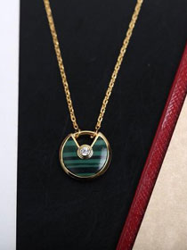Cartier amulette de necklace B3047100 green