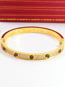 Cartier love bracelet small with black diamond B6048018 