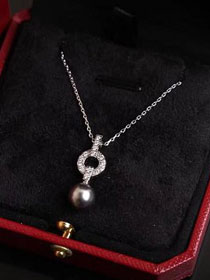 Cartier pearl trinity necklace N7424239 grey