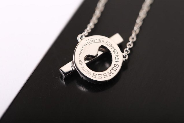 Hermes chaine ancre necklace H104998