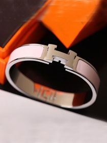 Hermes clic H bracelet H700001 light pink