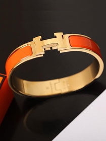 Hermes clic H bracelet H700001 orange