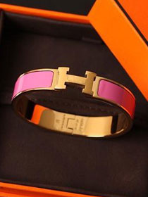 Hermes clic H bracelet H700001 peach red