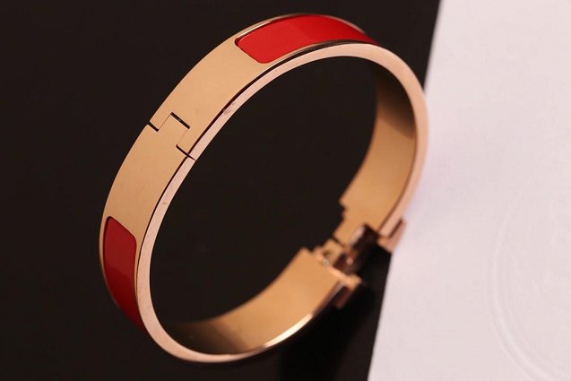 Hermes clic H bracelet H700001 red