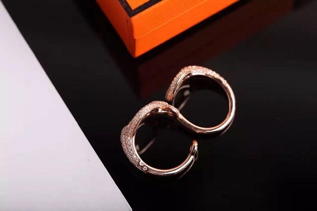 Hermes filet dor double ring H215601