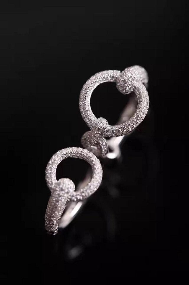 Hermes filet dor double ring H215601