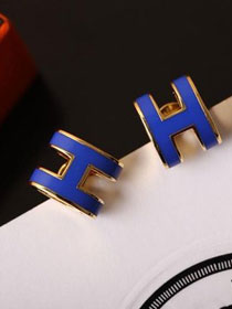 Hermes top quality H earrings H217599 blue