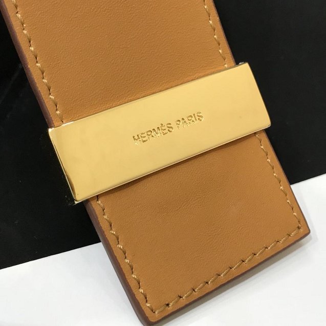 Herems crocodile leather CDC bracelet H109025 red