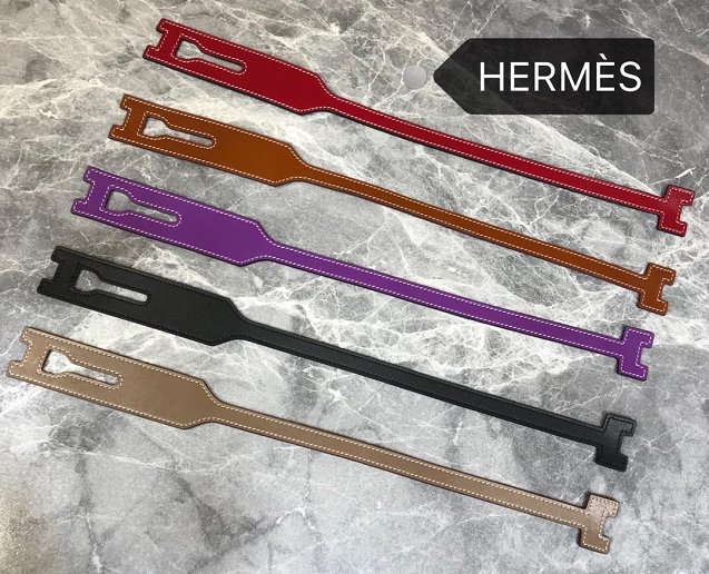 Herems togo leather Jet Lag Double Tour bracelet H074217 purple