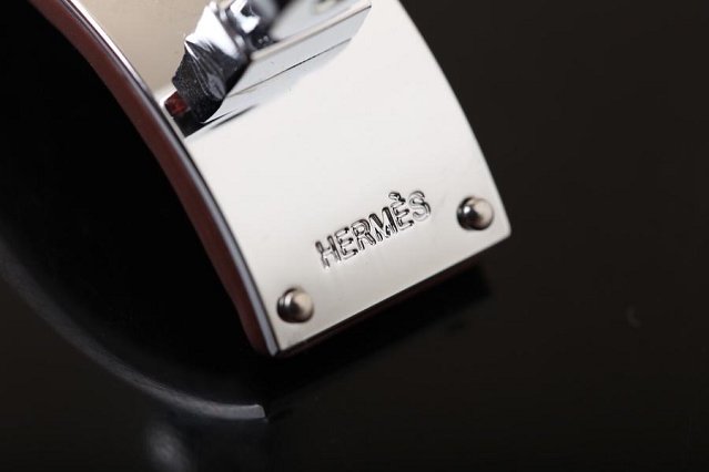 Herems togo leather kelly bracelet H109028 grey