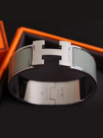 Hermes clic clac H bracelet H300001 grey