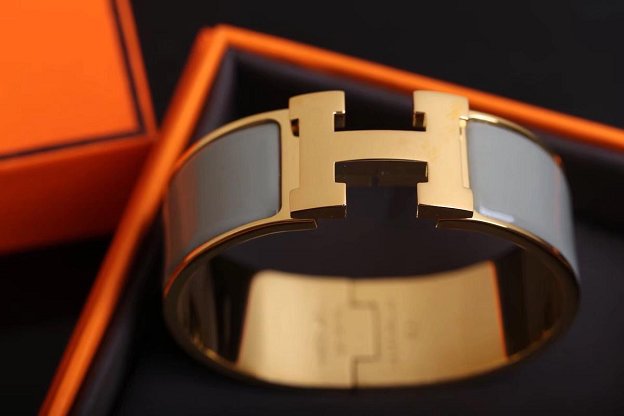 Hermes clic clac H bracelet H300001 grey