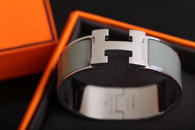 Hermes clic clac H bracelet H300001 grey