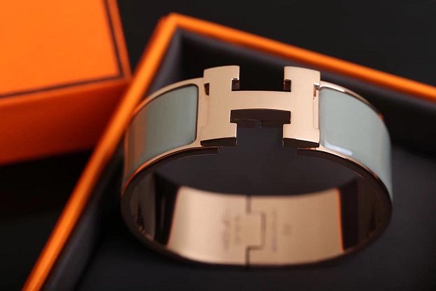 Hermes clic clac H bracelet H300001 grey