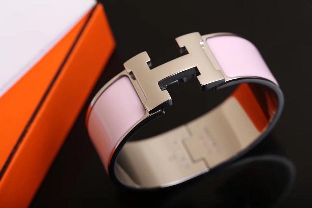 Hermes clic clac H bracelet H300001 pink