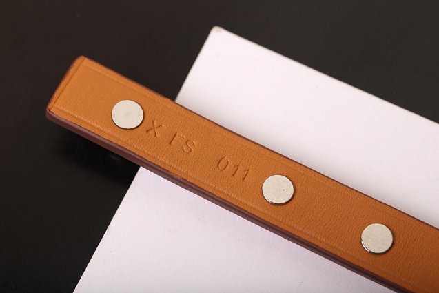 Hermes mini dog  double rour bracelet H071673 rose red