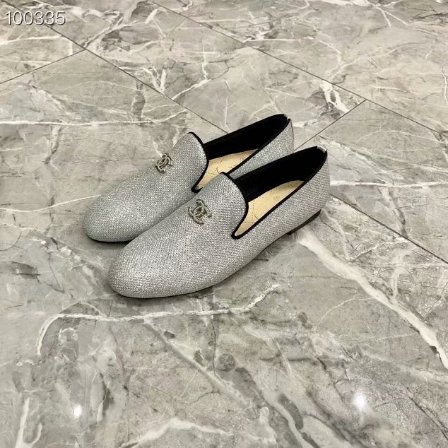 CC fabric loafers G32948 grey