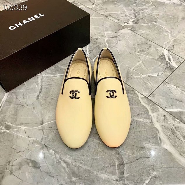 CC original lambskin loafers G32948 apricot