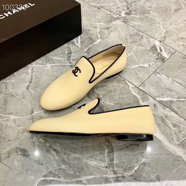 CC original lambskin loafers G32948 apricot