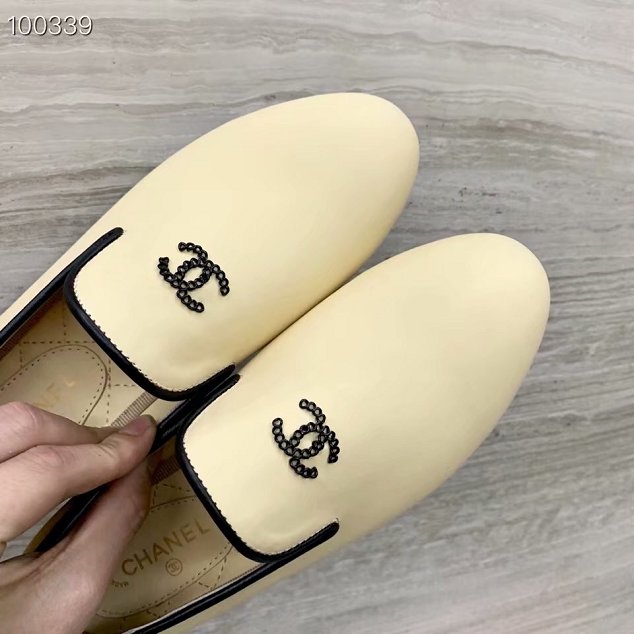 CC original lambskin loafers G32948 apricot