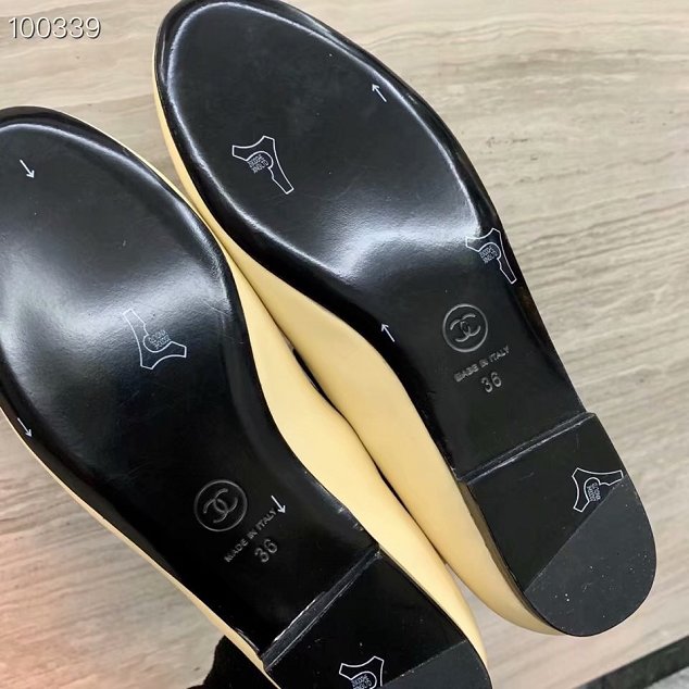 CC original lambskin loafers G32948 apricot