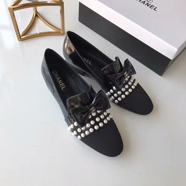 2019 CC lambskin loafers G34787 black