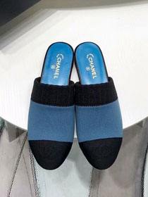 CC fabric mules G34661 blue