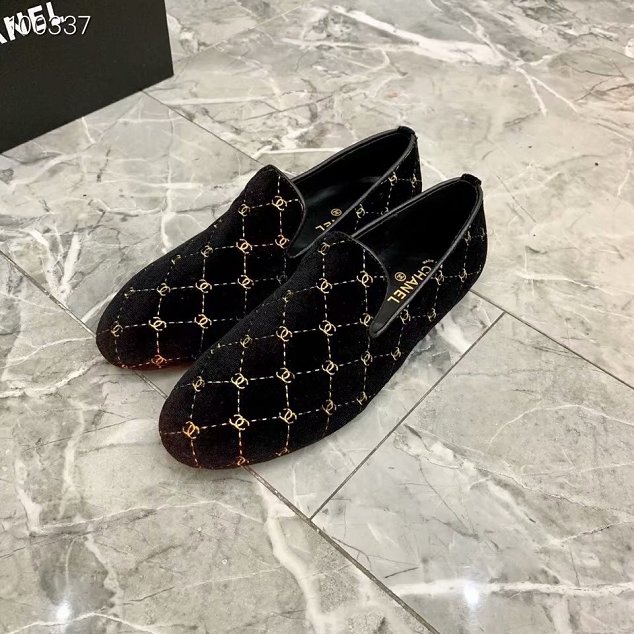 CC velvet loafers G35067 black