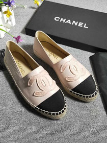 CC original calfskin espadrilles G34431 light pink