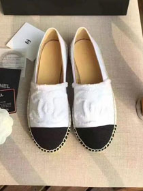 2019 CC fabric espadrilles G34431 white