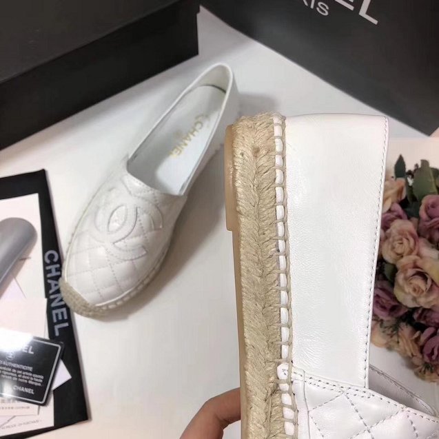 CC original lambskin espadrilles G29768 white