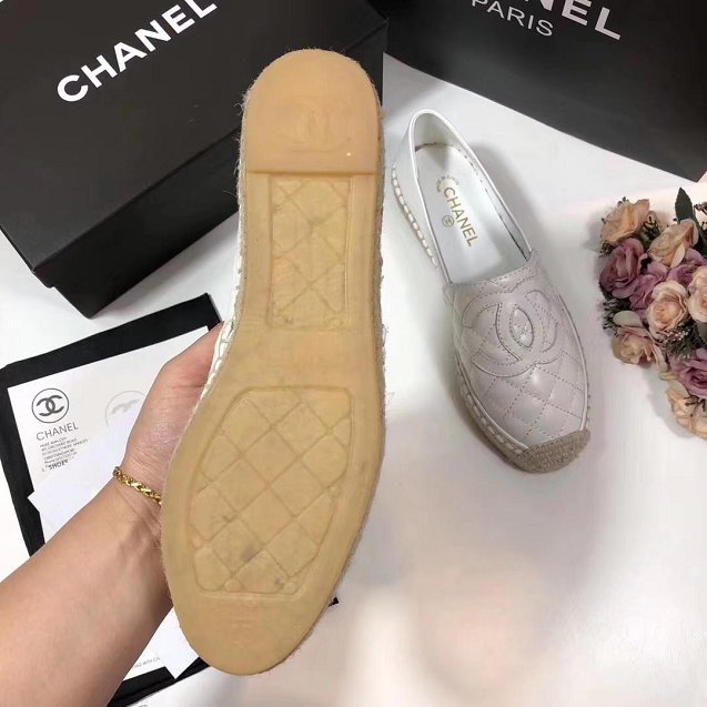 CC original lambskin espadrilles G29768 white