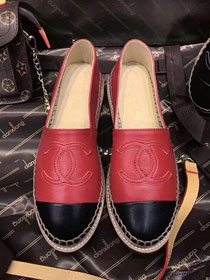 CC original lambskin espadrilles G34431 red