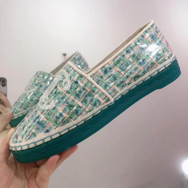 CC tweed PVC espadrilles G34819 blue