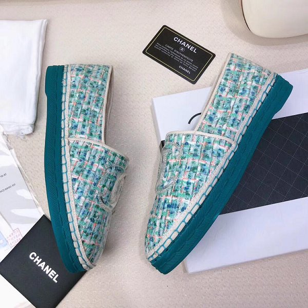 CC tweed PVC espadrilles G34819 blue