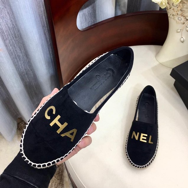 CC velvet espadrilles G29762 black