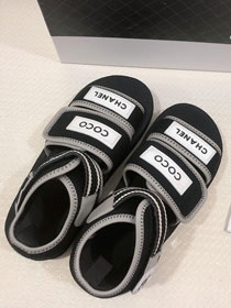 2019 CC fabric sandals G34727 black