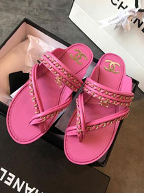 CC original calfskin sandals G34699 pink